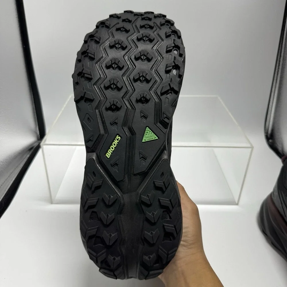 Brand New Brooks Cascadia 19 Black Trail Running Shoes 1104571D028 Men's Size 14